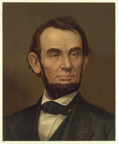 Abraham Lincoln, pub. 1877 de American School